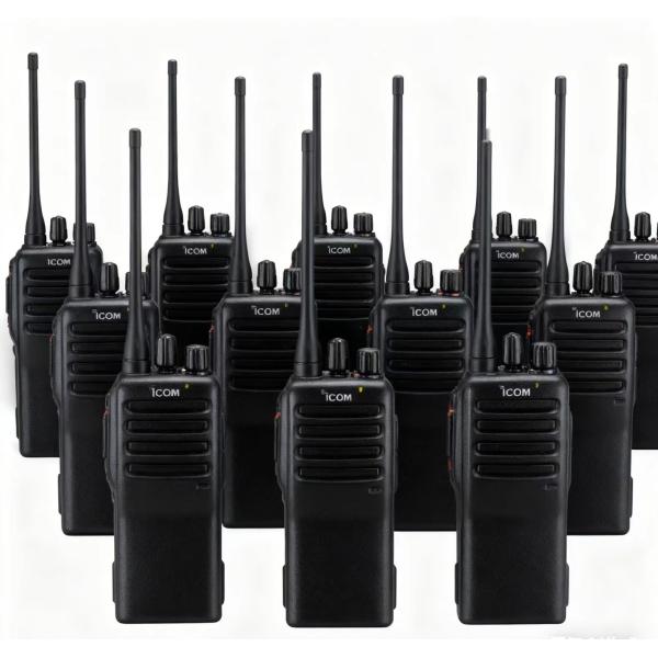 ICOM IC-F26 5 Watt UHF Walkie Talkie with 5-10km Long Range and IPX5 Water