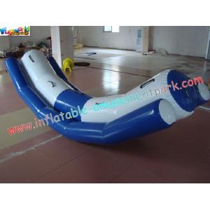 Inflatable water totter teeter toys with durable 0.9MM PVC tarpaulin for