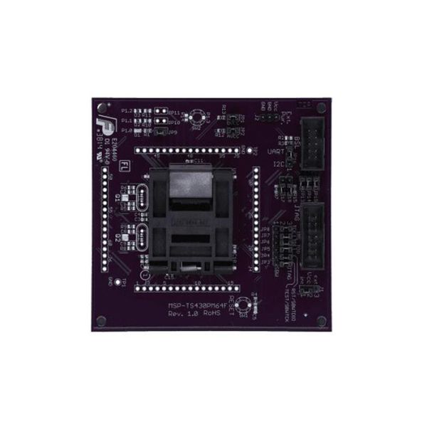 MSP-TS430PM64F Embedded Solutions ZIF Socket MSP430 64Pin FRAM Target Socket