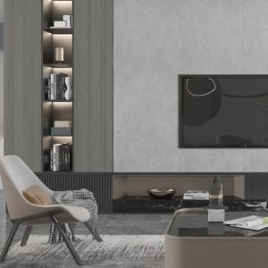 2 Pattern White Polished Porcelain Floor Tiles