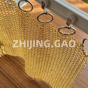 Ring Size 7mm Silver Color Tab Top Ring Mesh Curtain