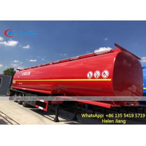 China CCC 42CBM Air Suspension Fuel Tanker Trailer With 6 Compartments on sale