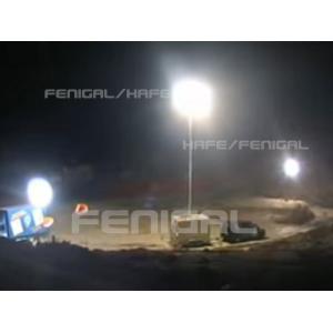 Construction Site Led 1kw-2kw Inflatable Lighting Balloon On Trolley Cart /