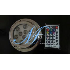 China RGB 45W marine yacht transom underwater boat light with RF wireless controller on sale