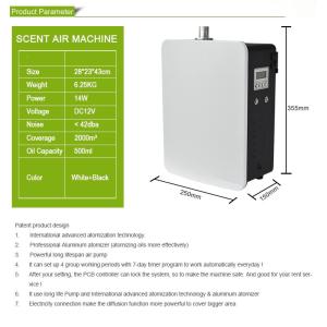 Cheap Whisper Quiet and Modern Design W25*D15*H36cm Perfumed Ultrasonic Diffusers with Less Than 35dB Noise Level for sale