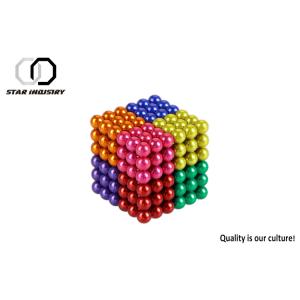 Desk Toy Magnetic Sphere Balls , 5mm Magnetic Cube Balls Customized
