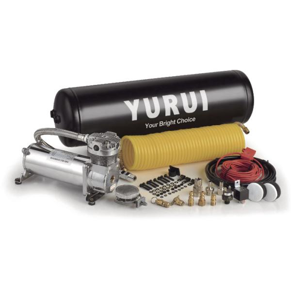 Constant Duty On Board Air Systems Compressor With Black 2.5 Gallon Air Tank For