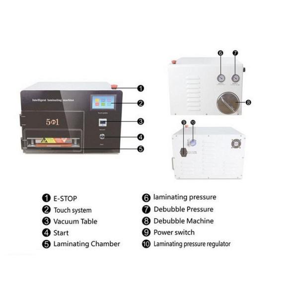 Intelligent Mobile Phone LCD Repair Machine , Electric Vacuum Laminating Machine