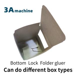 350mm Max. Workable Width Mini Box Folder Gluing Machine with Bottom Lock and