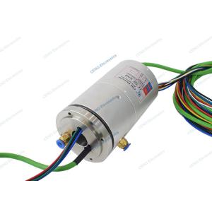 Integrated Ethernet Signal Power Electrical Slip Rings 30rpm With Pneumatic