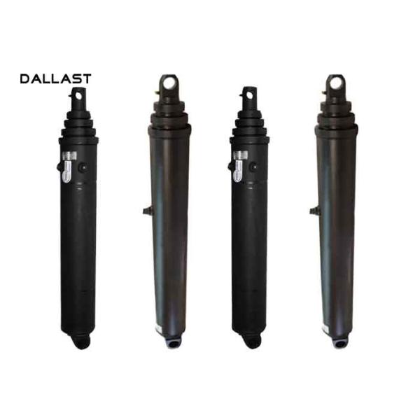 12 Stroke Telescoping Single Acting Dump Trailer Hydraulic Cylinder Ram