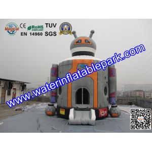 Cheap Multi Function Massive Inflatable Robot Game Bouncer Combo For Adult / Kids for sale