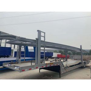 2 Axle Hydraulic Car Carrier Semi Trailer with Air Suspension Double-Deck