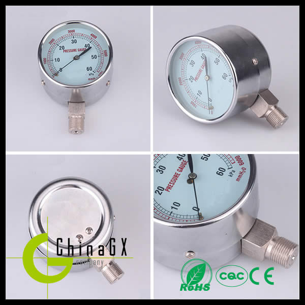 40mm To 150mm Ordinary Pressure Gauge For Metallurgical Industry