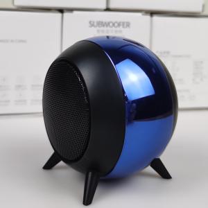 min round metal wireless speaker .3W with selfie function .High quality from