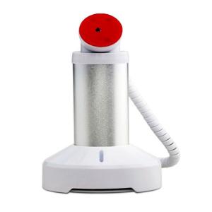 COMER Aluminium metal security tablet pc alarm counter stand with lock