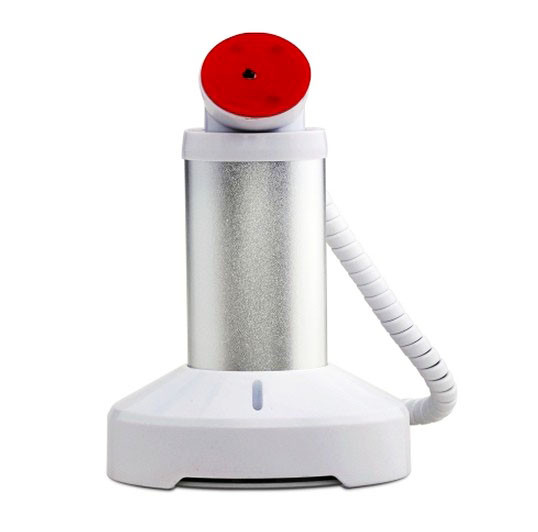 COMER Retail Shop Rotating Mobile Phone counter Display Holder with charging