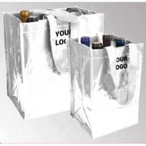 China Promotional logo printed cheap reusable black pp woven shopping custom bags, PP Woven Bag Laminated Non Woven Shopping B on sale