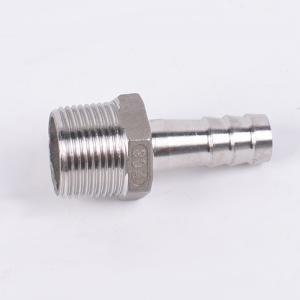 ODM Supported Stainless Steel 3/8'' Hose Barb to 3/8'' Male NPT Fitting for Home