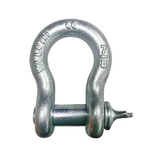 Cheap High Strength Carbon Steel G209 Bow Shackle Lifting With Galvanized Finish for sale