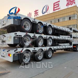 90 W mm*13 Thickness mm*10 Layer Leaf Spring Drop Deck Trailers for Australian