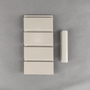 China Smooth Composite False Slatwall Display Shelf Plastic For Display Wall on sale