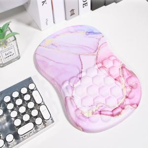 Fabric Gaming Office Mouse Pad with Wrist Rest Support Custom Logo and Ergonomic