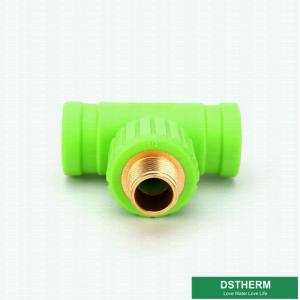 Cheap ISO15874 Standard Green Plastic Pipe Fittings Equal Shape Smooth Inner Walls for sale