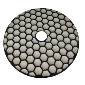 Stone Slab Grinding Resin Bond Flexible Polishing Pads Diameter Customized