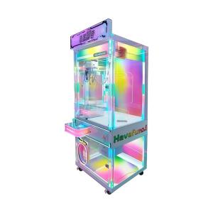 Colorful 1 Players Plush Toy Claw Machine Claw Toy Vending Machine