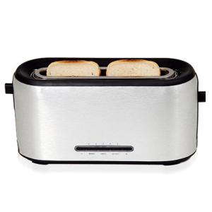 Cheap Home Appliances Stainless Steel 2 Slice Toaster Automatic Pop Up Function steel toaster for sale