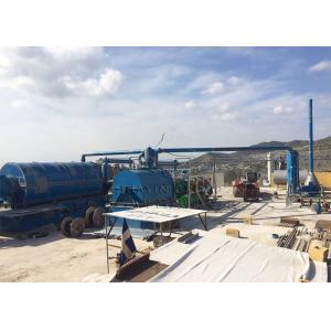 China Turkey Solid Batch Pyrolysis Plant 10 Tons Waste Tyre To Oil Pyrolysis Plant With CE ISO on sale