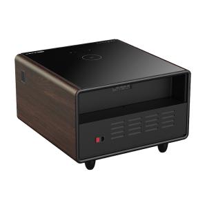 Smart Coffee Table Red Wine Cooler Refrigerator with 3D Printing Glass Door