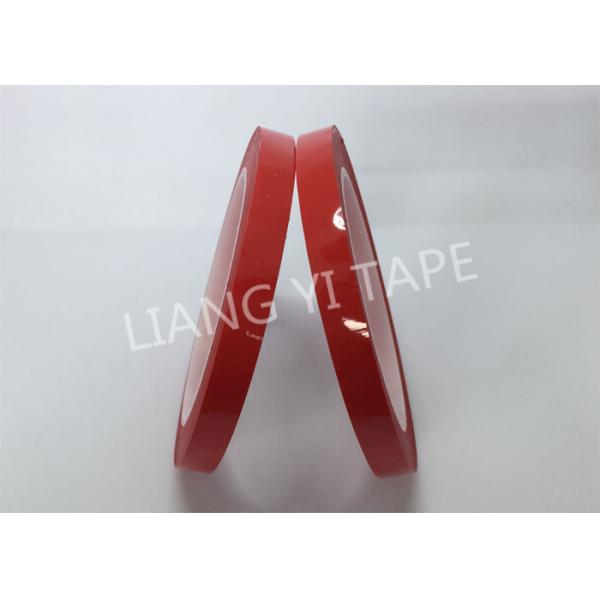 Heat Resistance Red Polyester Mylar Tape For Wrapping Coils / Capacitors / Wire Harnesses
