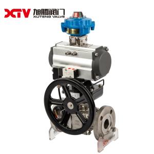 3PC Flange Ball Valve Stainless Steel Full Port for Water Media within Q41F-PN64