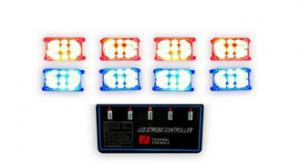 LED-4G-8H High-power LED Strobe Auto Flash Warning Light 12v