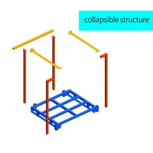 Heavy Duty Stackable Pallet Rack with Collapsable Design and Customized Capacity