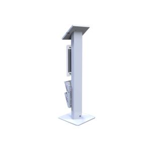 Cold Rolled Steel Powder Coated Secure Ipad Kiosk Brochure Holder Tamper Proof