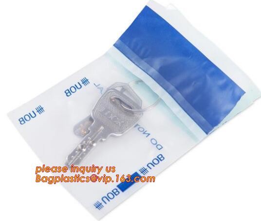 Bank Money Coin Pe Plastic Reusable Secure Seal Deposit Tamper Proof Evident Bag Manufacturer, money locking security ba