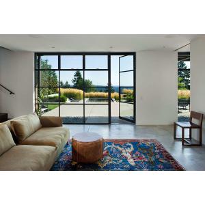 Energy Efficient Double Glazing Steel Door With Window