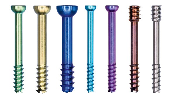 Special Herbert Cannulated Screw Oxidation / Milling Surface Finished