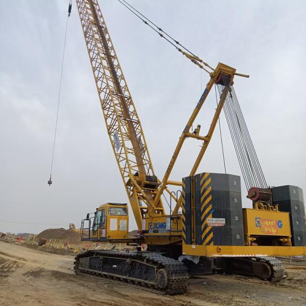 Quality 1.5 RPM Used Hydraulic Crawler Crane Elevate Construction Capabilities wholesale