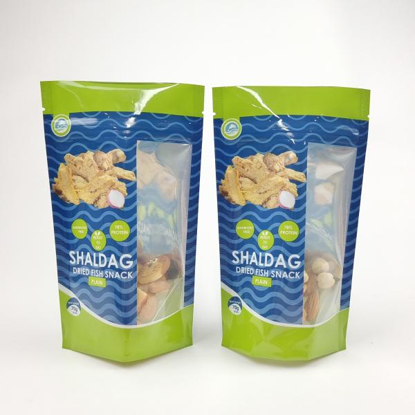 Digital Printed Eco Friendly Snack Bag Packaging with Zipper Resealable Plastic