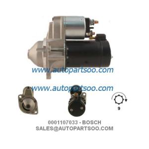 0001362307 - BOSCH Starter Motor 12V 1.5KW 9T MOTORES DE ARRANQUE