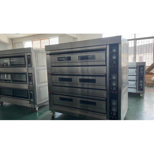 Quality Low Energy Consumption Gas Deck Oven For Bakery Breads 220V50HZ Voltage 0.3KW Power wholesale