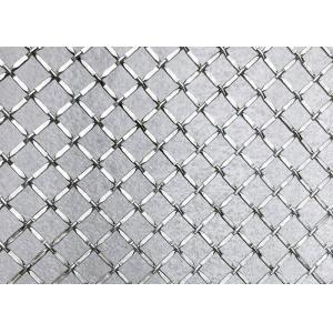 Decorative Square Crimped Woven Wire Mesh XY 2127 For Cabinet Grilles
