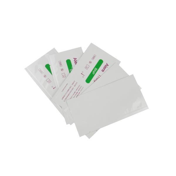 Medical Testing Reagent Packaging Aluminum Foil Ziplockk Bag 3 Side Seal Sachet