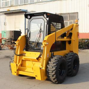 Cheap Wheel Tracked Skid Steer Loader Mini With Bucket for sale
