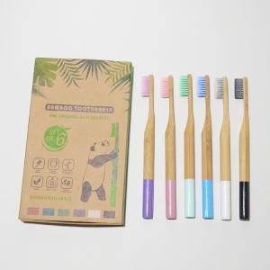 Biodegradable Bamboo Charcoal Toothbrush Soft Bristles Eco Friendly Sustainable