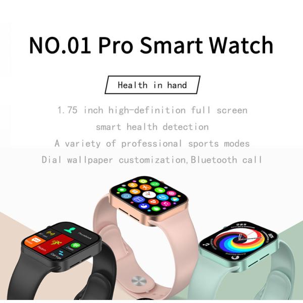 IP6X ECG Wifi Android Smartwatch 4G i7 With Abyss Blue Sport Band
